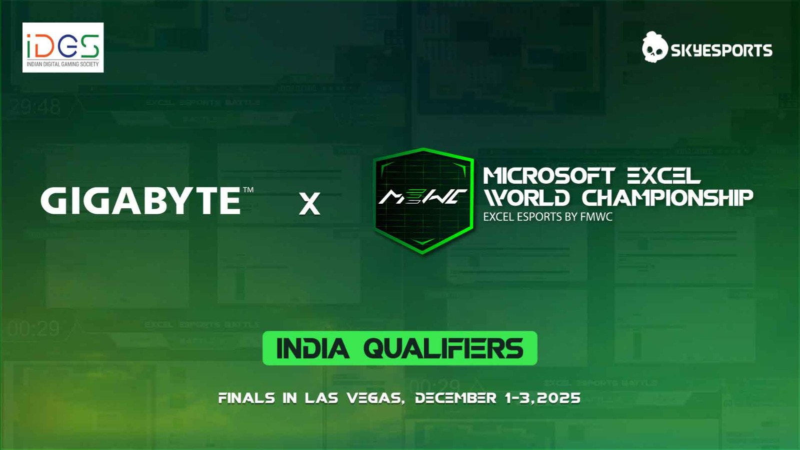 GIGABYTE Joins as Powered By Partner for Microsoft Excel World Championship India Qualifier